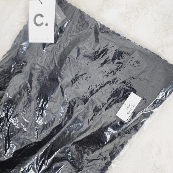 Callahan Revolve "Tony" Chunky Basketweave Knit Midi Skirt Slit NWT L - Picture 7 of 13